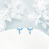 ONEFINITY Rain Cloud Earrings 925 Sterling Silver Rain Clouds Stud