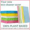 bioGo 30 Pack Compostable Pop-Up Sponges - Expanding, Non-Scratch, Plant-Based