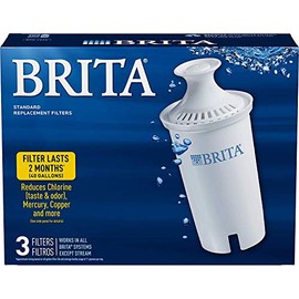 Brita Replacement Filters 3 Count (Advanced) White