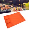 BBQ Grill Mats Magnetic Silicone Grill Baking Tray Resuable Prep