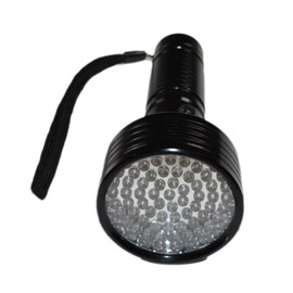 HQRP Powerful 68 LEDs Flashlight Blacklight 390-395nm for Pet & Pest Stains, Rodent Detection, Hunting, Animal Blood Tracking