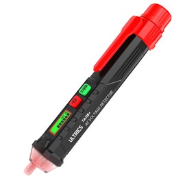 ULTRICS Voltage Tester, 12V-1000V Non-Contact AC Voltage Detector Pen, Adjustable Sensitivity Electric Tester with LED Flashlight, Buzzer Alarm for Live/Null Wire Judgment and Breakpoint Finder