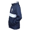 EMS Zipped Pocket Anorak in Navy with White/Reflective Decoration.