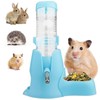 Wisebom Hamster Drinking Bottle, 125 ml, 3-in-1 Pet Water Bottle,