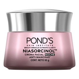 Pond’s Bright Miracle Crema Facial de Noche con Niasorcinol – Ilumina y Unifica el Tono, 50 g