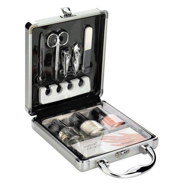 Technic French Manicure Beauty Case - Contains Everything You Need To Create The Perfect French Manicure In A Portable Carry Case
