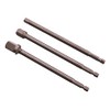Amtech I5705 3 Piece 150mm 1/4" Hex Extension Adapter Set,