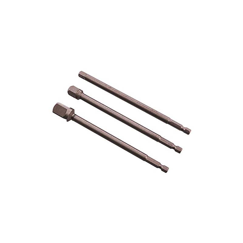 Amtech I5705 3 Piece 150mm 1/4" Hex Extension Adapter Set,