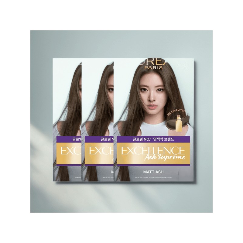 L'Oréal Paris 로레알파리 애쉬슈프림 3개 세트 [애쉬 슈프림 6.11호 X