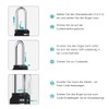 Diyife Pack of 2 Combination Lock, Long Shackle 6.7 cm,