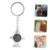 WHAMVOX Mini Compass Keychain Airplane Design for Hikers Boys and