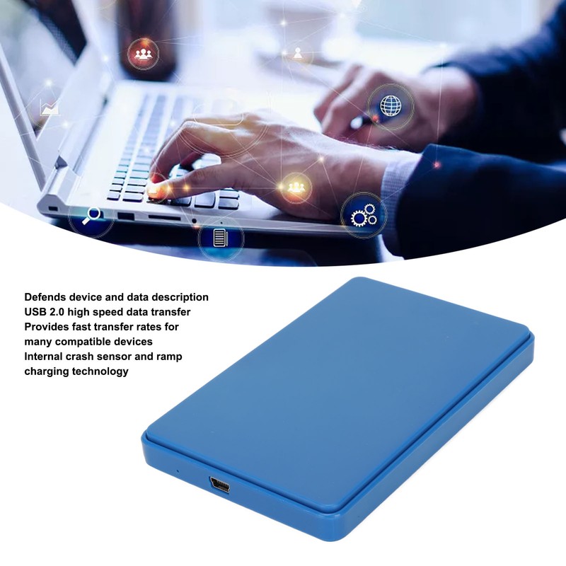 2.5inch External Hard Drive USB 2.0 High Speed Data Transmission