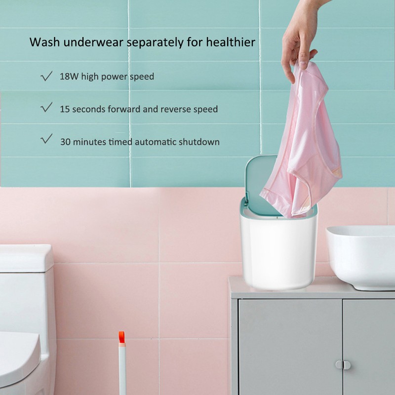 Ultrasonic Turbine Washing Machine Mini Turbo Portable Washing Machine for