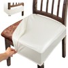 Leather Seat Covers Dining Chairs Waterproof Kitchen Chair Seat Covers
