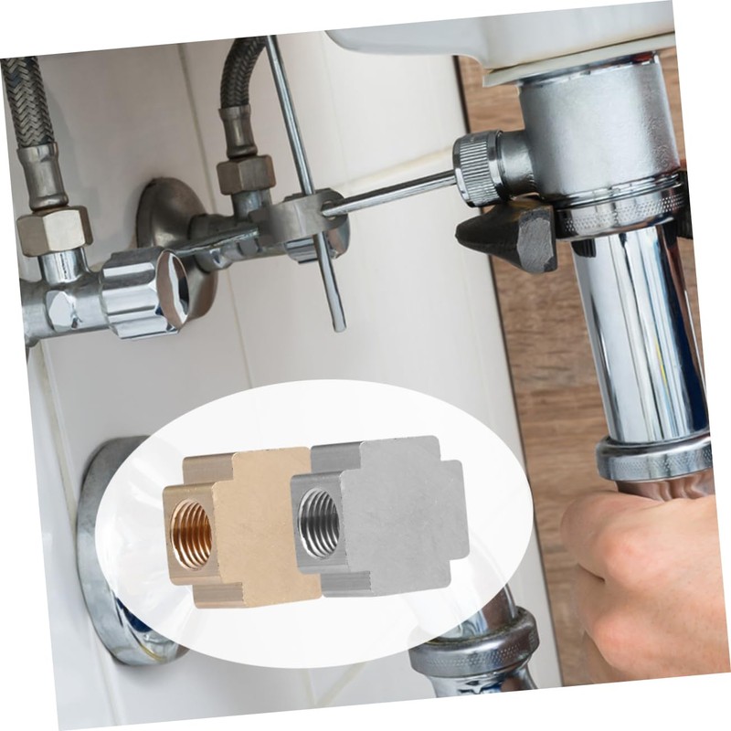 Tofficu 2PCS Adapter Pipe Fitting Connector for Durable Design for
