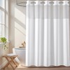 River Dream White Extra Long Shower Curtain or Liner with