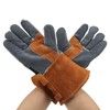 1 Pair Heat Resistant Gloves Separate Fingers Hot Proof Mitts