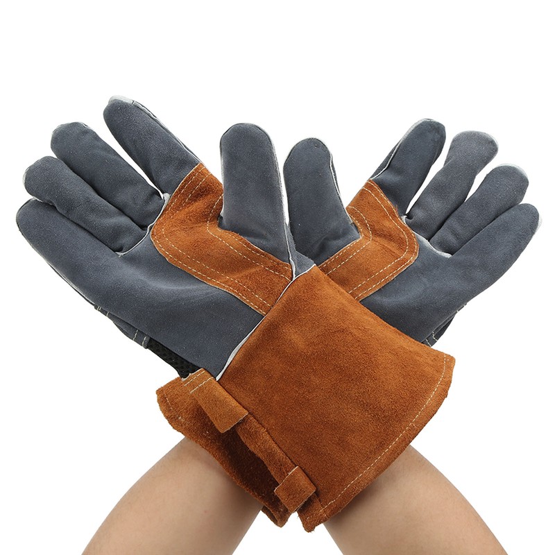 1 Pair Heat Resistant Gloves Separate Fingers Hot Proof Mitts