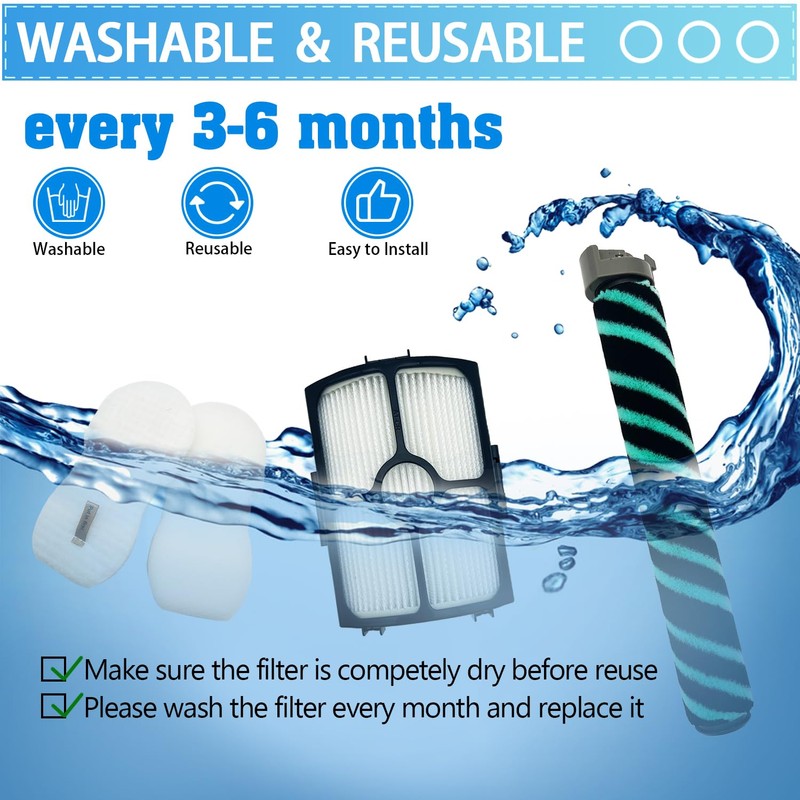 HZ4002 Replacement Filter for Shark Detect Pro Max Upright Vacuum