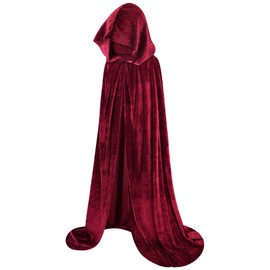 Red Velvet Cape Mary Sanderson Costume Plus Size Little Red Riding Hood Costume Adult Plus Size Vampire Costume Adult