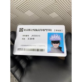 Unbranded Jujutsu Kaisen Gojo Satoru Exhibition Student ID Card High Quality PVC