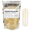 Size 000 Pullulan Empty Capsules, 1000 Count Clear Empty Vegan