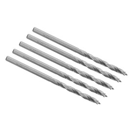 ENT 50035 HSS-G Wood Twist Drill Bit Diameter 3.5 mm in Pack of 5 Ground HSS Wood Drill Bits with Centre Point and Taper Tap