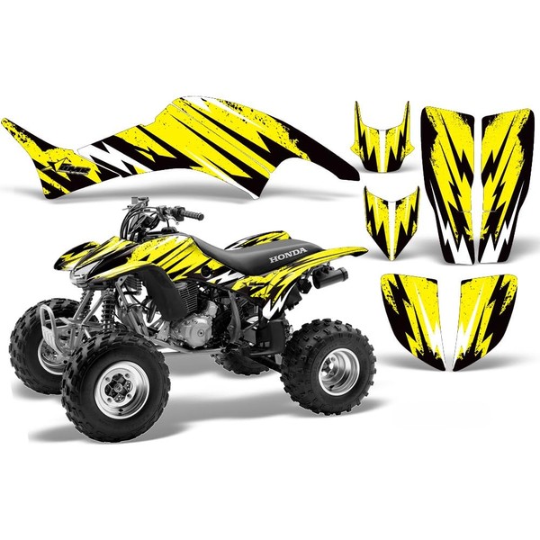 AMR Racing ATV Graphics Kit: Quad Stickers for Honda TRX