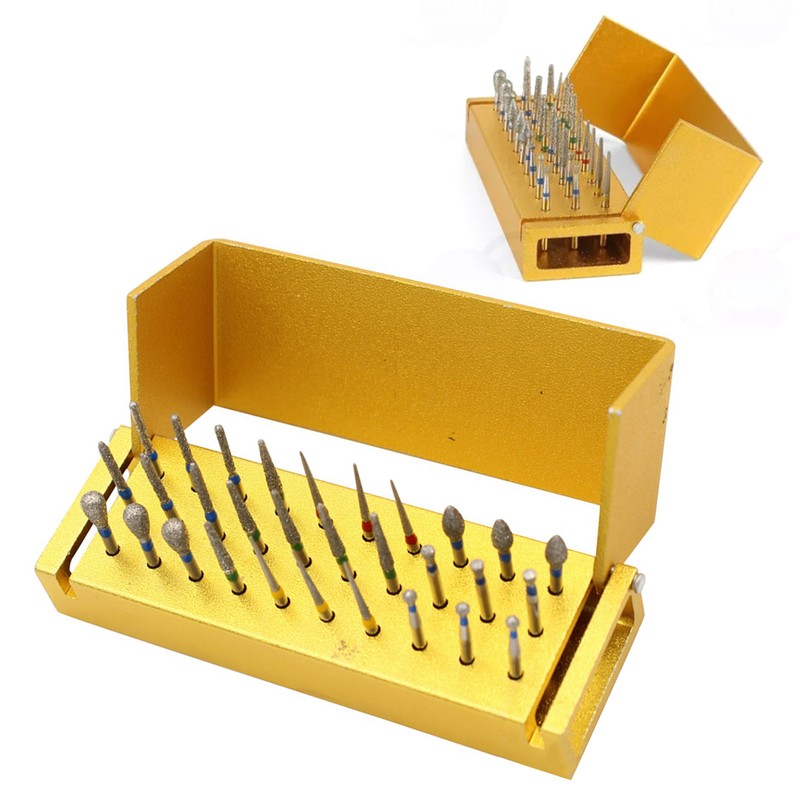 30pcs Dental Polishing Bur Drill High Speed Emery Dental Burs