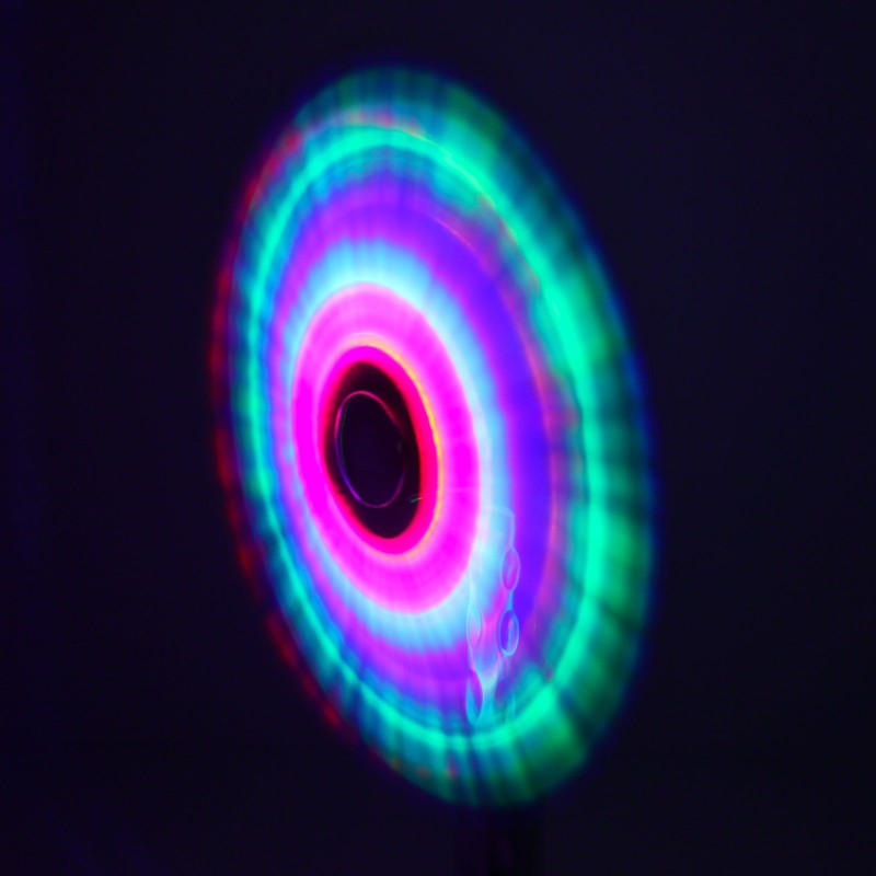 The Glow Company Light Up Flashing Rainbow Windmill (1 Pack)