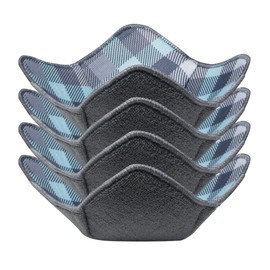 Aticca Microwave Bowl Cozy Holders for Hot Food Set of 4 Hot Pads for Bouillon Cups Multipurpose Heat Proof Plate Holder