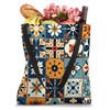 Azulejo Style Portuguese Tile Pattern Tote Bag