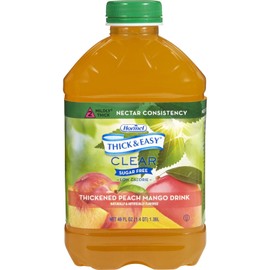 Thick & Easy Clear Thickened Beverage Peach Mango 46 oz. Bottle 6 Ct