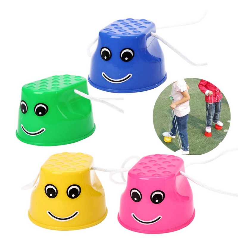 Toddmomy 4pcs Bucket Stilts Kid Stilt Walking Cup Children Stepper