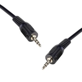 8Ware Male to Male 3.5 Stereo Cable, 2 Meter