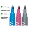 GAINWELL Wine Glass Markers, Set of 8 Non-Toxic Food-Safe Wine