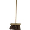 Melody Jane Dollhouse Wooden Yard Brush Push Bristle Broom Miniature