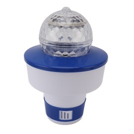 8 Inch Pools Chemical Dispenser 11cm Lighted Floating Pool Chlorine Tablet Dispenser for Spa Hot Tub Pools