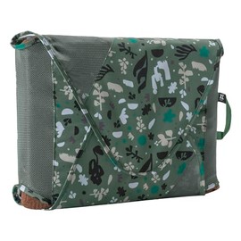 Eagle Creek Pack-It Original Garment Folder - Travel Garment Bag with Wrinkle-Free Folding Board and Compression Wings to Maximize Luggage Space, Roots and Shoots: Duck Green - Medium