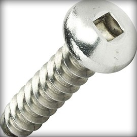 New Pack of 25 Pcs #6 x 1-1/4" inch Pan Head Square Drive Sheet Metal Hardware Machine Screws Kit Stainless Set Warranity by Pr-Merchant