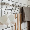 Glamified S Hooks for Hanging Clothes (10 Pack), Stainless Steel