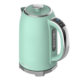 BOHOME Electric Kettle, 1.7L/1500W, Stainless Steel, Digital Touch Panel, Keep Warm Function, Auto Shutoff, BPA-Free, Hot Water Kettle for Coffee & Tea, No Plastic Contact with Water (Light Green)