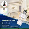 Hortsun 3 Pieces Hortsun Motion Sensor Light Socket Smart Screw
