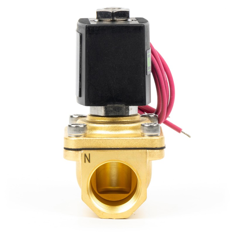 U.S. Solid 3/4 Inch Solenoid Valve - Brass AC 230