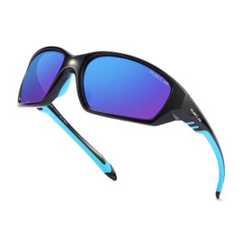 PUKCLAR Polarised Sports Sunglasses for Men Women Driving Sunglasses Cycling Running Fishing Goggles Frame