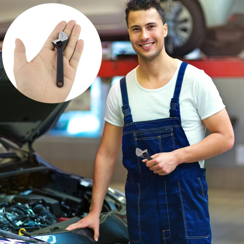 KZNKZN Tiny Yet Mighty - 4 Inch Mini Adjustable Wrench