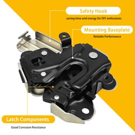 DUZFOREI 82220-T0A-A01 Right Side Rear Seat Back Lock, Replacement for Honda CRV CR-V 2012 2013 2014 2015 2016 2017, Replaces 82220-T0A-A02 82220-T0A-A03