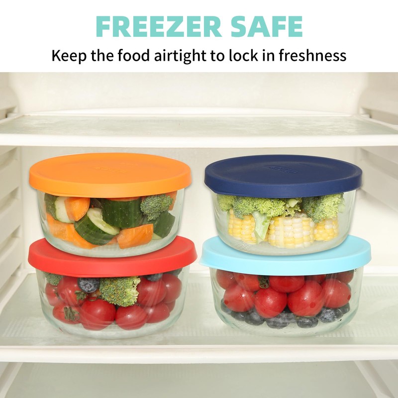 Replacement Lids for Pyrex 7200-PC 2 Cup and 7201-PC 4