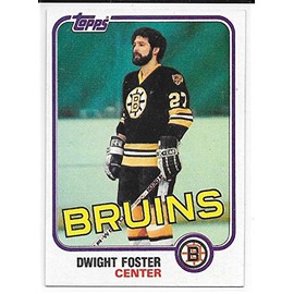 Dwight Foster 1981-82 Topps Boston Bruins Card #67E