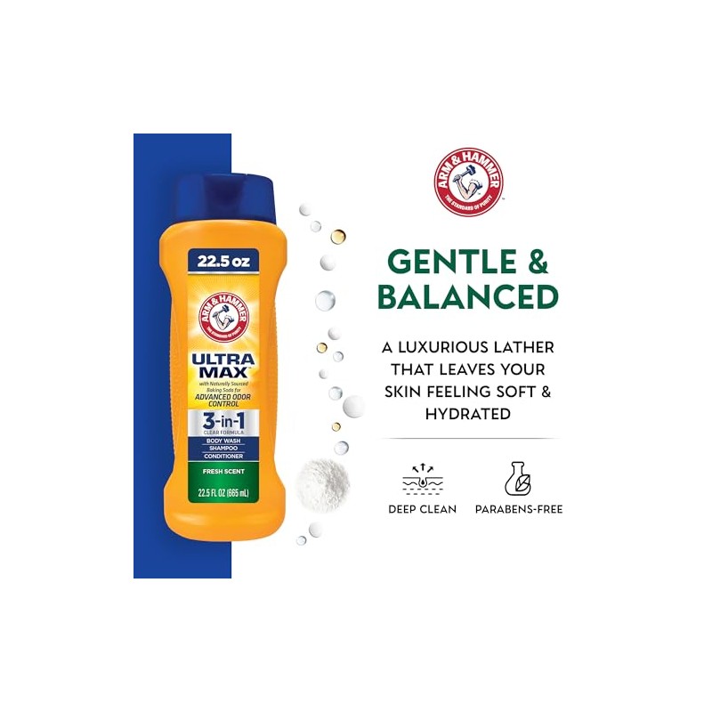 Arm & Hammer Essentials Mens Body Wash - Ultra Max